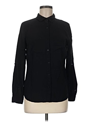 a.n.a. A New Approach Long Sleeve Button-Down Shirt (view 1)
