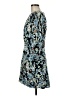 Reiss 100% Polyester Print Blue Casual Dress Size 8 - photo 5