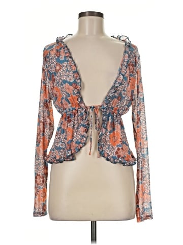 Full Tilt Long Sleeve Blouse (view 1)