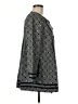 Tibi Polka Dots Gray Coat Size 6 - photo 4