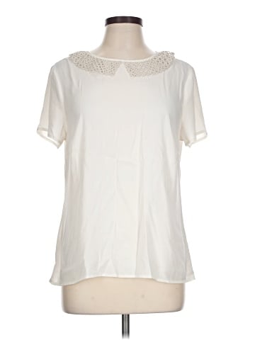 Ann Taylor Short Sleeve Blouse (view 1)