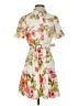 CeCe 100% Polyester Floral Ivory Casual Dress Size XS - photo 1