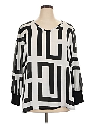 Ashley Stewart 3/4 Sleeve Blouse (view 1)