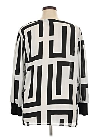 Ashley Stewart 3/4 Sleeve Blouse (view 2)