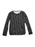 Max & Olivia 100% Polyester Stars Black Long Sleeve Top Size 10 - 12 - photo 1