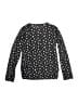 Max & Olivia 100% Polyester Stars Black Long Sleeve Top Size 10 - 12 - photo 2