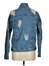 Forever 21 100% Cotton Blue Denim Jacket Size M - photo 2