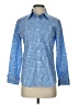 Tizzie Blue Long Sleeve Button-Down Shirt Size S - photo 1