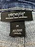 Venezia Solid Blue Jeans Size 24 - photo 4