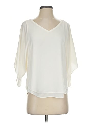 White House Black Market 3/4 Sleeve Blouse (view 1)