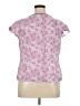 Boden Purple Short Sleeve Blouse Size 14 - photo 2