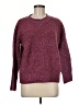 RACHEL Rachel Roy Tweed Burgundy Pullover Sweater Size M - photo 1