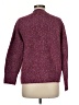 RACHEL Rachel Roy Tweed Burgundy Pullover Sweater Size M - photo 2