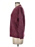 RACHEL Rachel Roy Tweed Burgundy Pullover Sweater Size M - photo 5