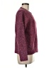 RACHEL Rachel Roy Tweed Burgundy Pullover Sweater Size M - photo 4