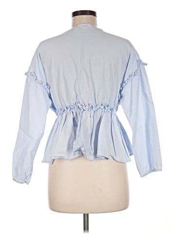 Zara Basic 3/4 Sleeve Blouse (view 2)