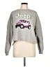 Francesca's Graphic Gray Sweatshirt Size L - photo 1