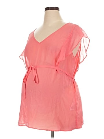 Motherhood Short Sleeve Blouse (view 1)