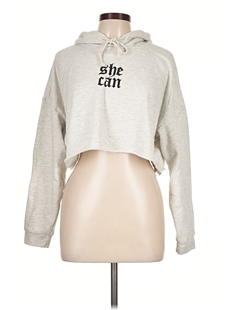 Pre-owned Forever 21 Sweatshirt In Silver
