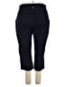 Lands' End Solid Black Active Pants Size 2X - photo 2