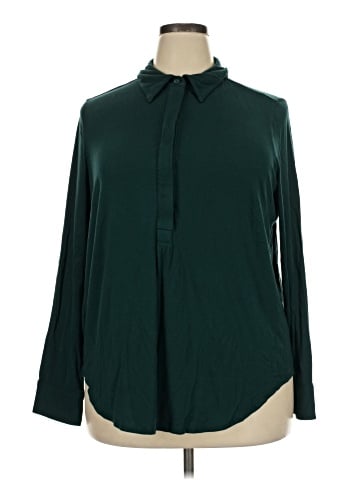 Universal Standard Long Sleeve Blouse (view 1)