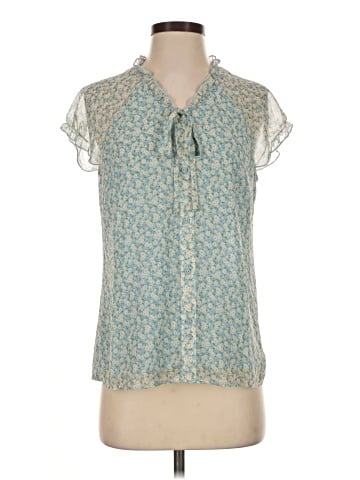 Allegra K Short Sleeve Blouse (view 1)
