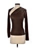 Reiss Brown Long Sleeve Top Size 0 - photo 1