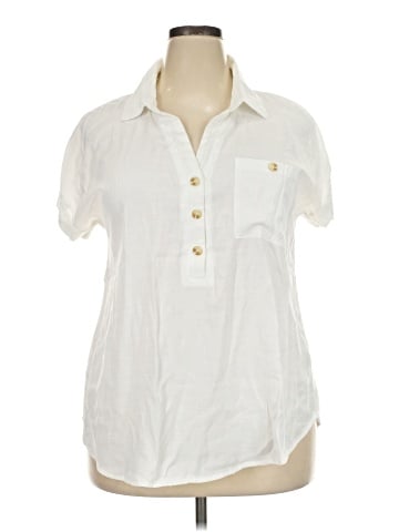 Perch by Blu Pepper Short Sleeve Blouse (view 1)