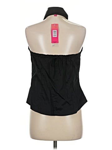 Eye Sleeveless Button-Down Shirt (view 2)