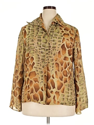 Newport News Long Sleeve Blouse (view 1)