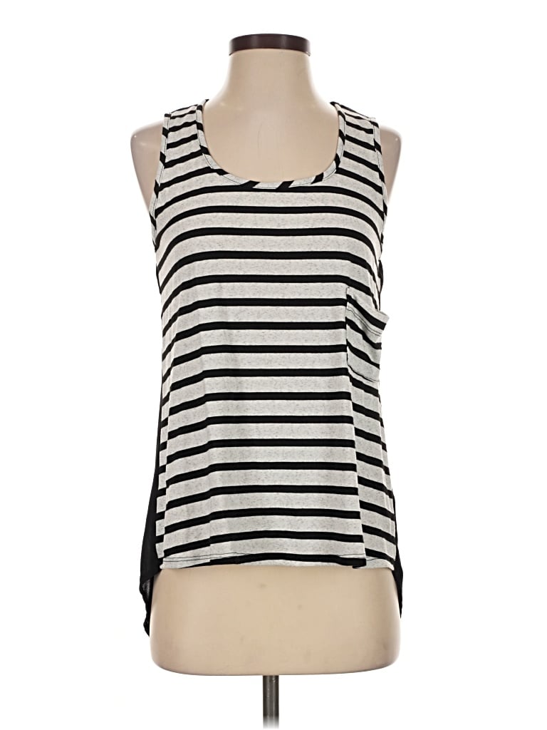 Pre-owned Papermoon Tank Top Ivory Halter Neckline Tops