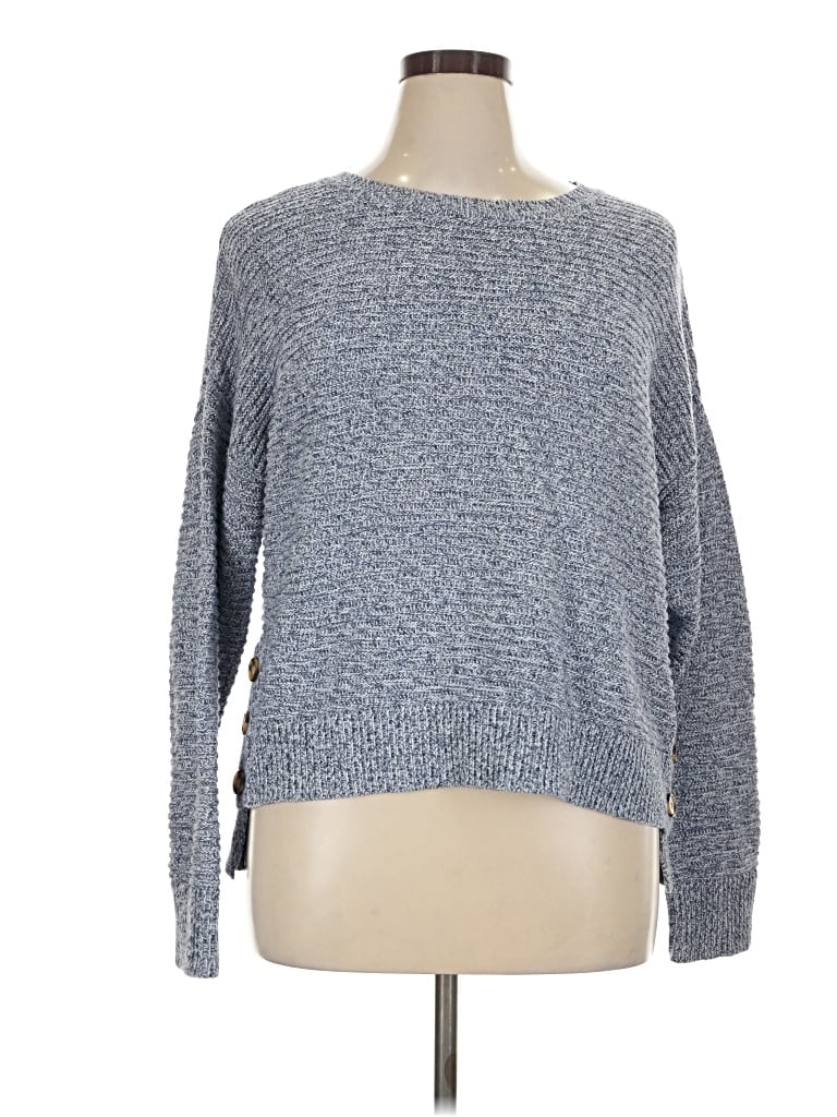 Pre-owned J By Joie Long Sleeve Top Gray Boatneck Tops