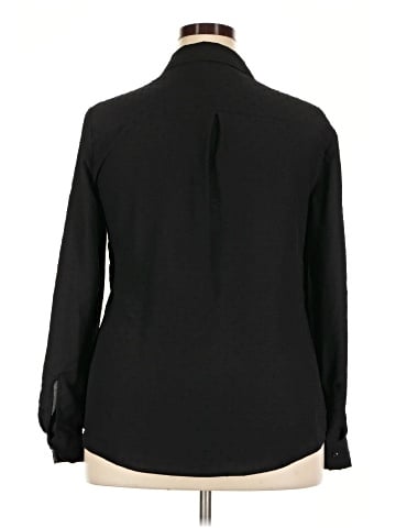Candie's Long Sleeve Button-Down Shirt (view 2)