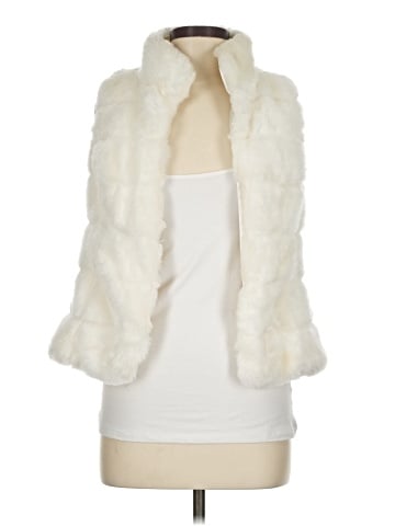 White House Black Market Faux Fur Vest (view 1)