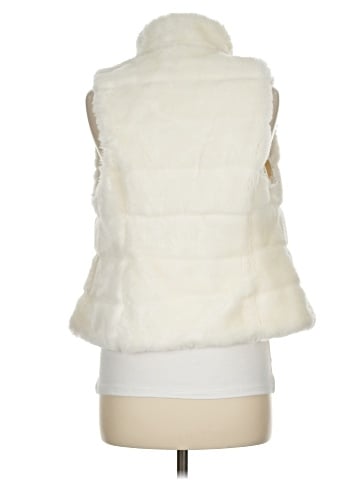 White House Black Market Faux Fur Vest (view 2)