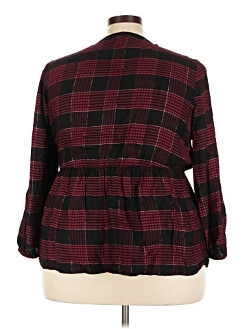 Lane Bryant Outlet 3/4 Sleeve Blouse (view 2)