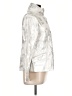 Joseph Ribkoff Metallic Silver Jacket Size 12 - photo 4