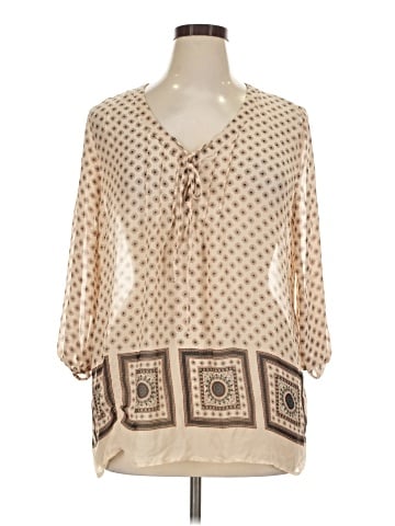 Pleione 3/4 Sleeve Blouse (view 1)
