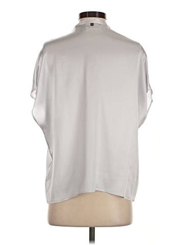 Billy Reid Short Sleeve Silk Top (view 2)
