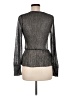 MNG Suit Metallic Silver Long Sleeve Top Size M - photo 2