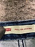 Levi's Solid Blue Jeans Size 6X - photo 3