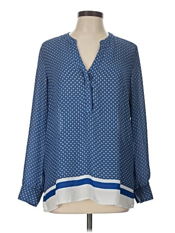 Rose + Olive Long Sleeve Blouse (view 1)