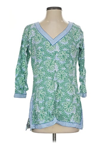 Gretchen Scott Designs 3/4 Sleeve Blouse (view 1)