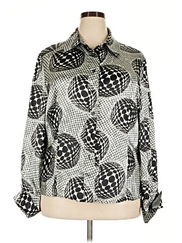 Newport News Long Sleeve Blouse (view 1)