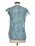 Cocomo Paisley Blue Short Sleeve Blouse Size M - photo 2