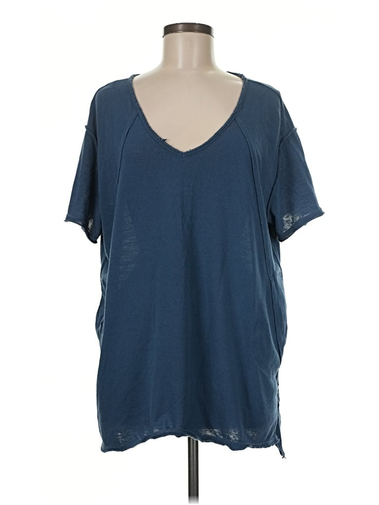 Pre-owned La Miel Short Sleeve T-shirt In Blue