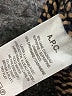 A.P.C. Tweed Black Blue Pullover Sweater Size L - photo 7