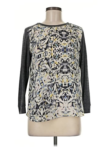 Rebecca Taylor Long Sleeve Silk Top (view 1)