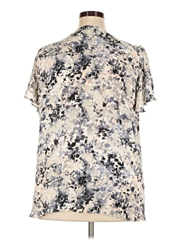 Rose + Olive Short Sleeve Blouse (view 2)