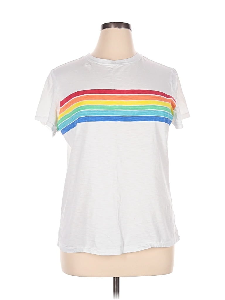 Pre-owned Primary Short Sleeve T-shirt In Silver